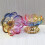 Glass Bowl Home Decoration Crystal Fruit Container 1pc 4