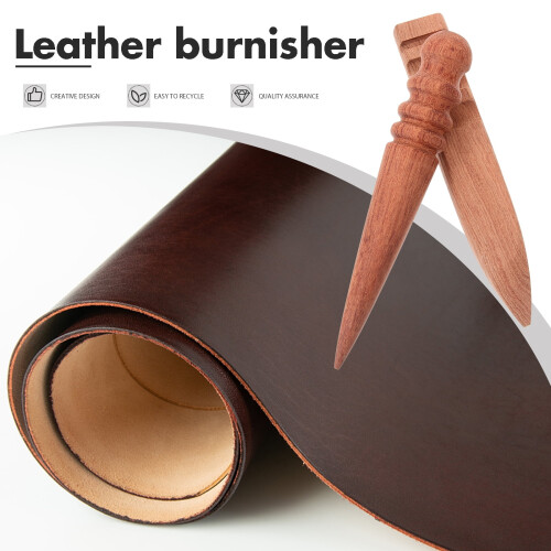 Leather Burnisher for Wood Crafts 2 pcs 2