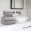 Bath Towel Set Polyester 5-Piece (2 Bath 3 Hand) 7