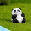 Trefigur av panda, hydroponisk, dekorasjon, 1 stk. 2
