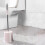 Jacenvly toilet bowl brush and holder set compact 1 pack 2