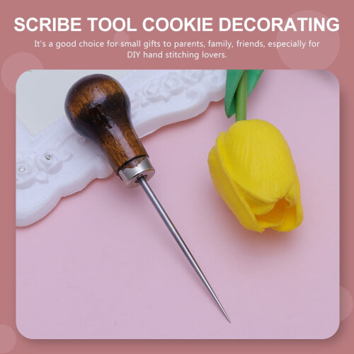Hand Sewing Awl for Wood 5-Piece DIY Stitching Tool 1