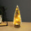LED Mini Gold Christmas Tree with Lights Battery Powered 6