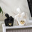 Mini parstatue abstrakt skulptur til TV-stativ 5