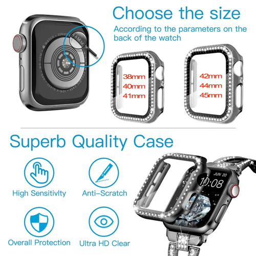 Apple Watch-rem i rustfrit stål til serie 4/5/6/SE 44 mm 2