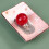 Cracked Grain Ball Pendant Fan Pull Chain 2 pcs Red 5