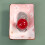 Cracked Grain Ball Pendant Fan Pull Chain 2 pcs Red 2