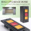 2X Garage Door Opener, Electric Door Roll  Lock Box, Surface Mounted Concealed Button  C 7