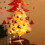Pink Tabletop Christmas Tree with LED Lights 12in 7