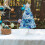 Mini Christmas Tree with Lights Blue 12-inch Tabletop 7
