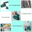 Portable Mini Steam Iron with 180 Rotation, Foldable 4