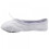 Damesballetschoenen van stretchcanvas met gesplitste zool, wit 2