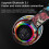 Kyursd gaming headset wireless Bluetooth LED iOS Android 8