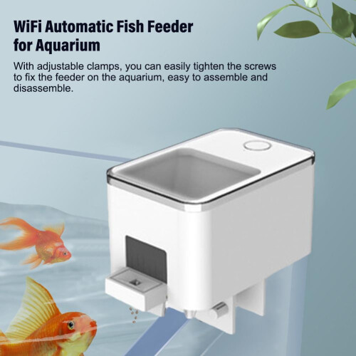 Smart WiFi Fish Feeder with Timer and Dispenser 2