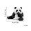 Trefigur av panda til hjemmedekorasjon, hydroponisk, 1 stk. 3