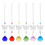 Prolunga per catena per ventilatore da soffitto Guangmc, colorata, 6 pezzi 1