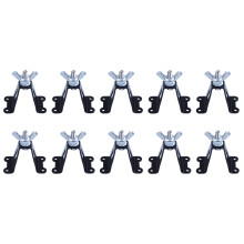 10X 1/10 Schonen Reifen Halter, Metall Hinter Ersatz Reifen Halterung Rad Halter Träger für 1/10 Axial Scx10 Rc4Wd D90 Cc01 Rc Raupen Auto