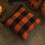 Efterårspudebetræk Polyester Hør Orange Sort 45x45 cm 6