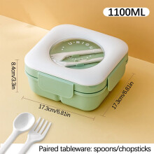Boîte à lunch Karymi, compatible micro-ondes, compartimentée, grande capacité, idéale pour le bureau et l'école, compatible avec la