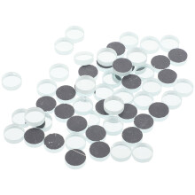 Glass mosaic tiles for DIY crafts circular mini mirror decor