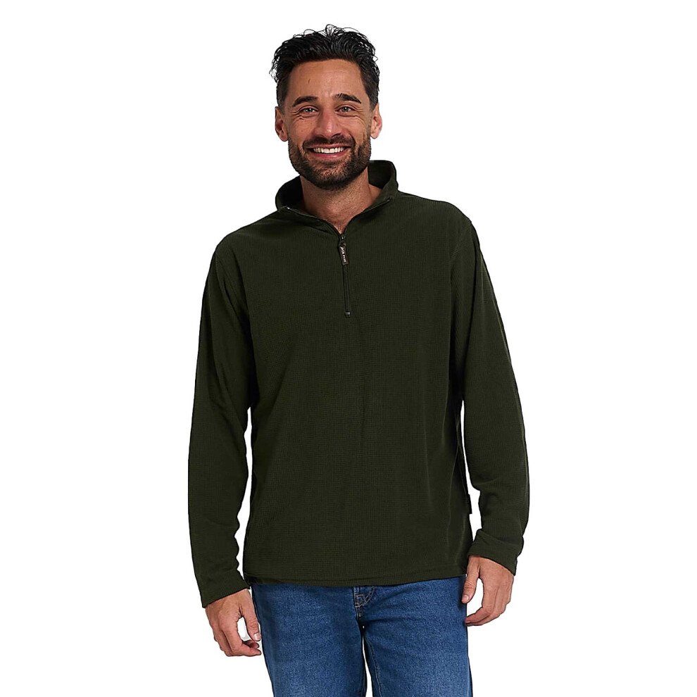 Jack Pyke Lightweight Fleece Top Green Large