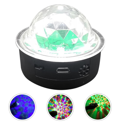Lampe de scène LED RGB avec commande vocale et conception étanche