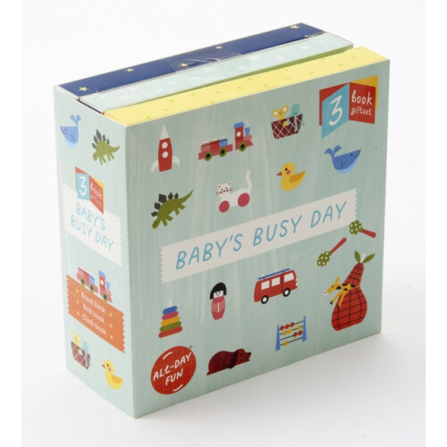 Babys Busy Day 3book gift set Paperback Book