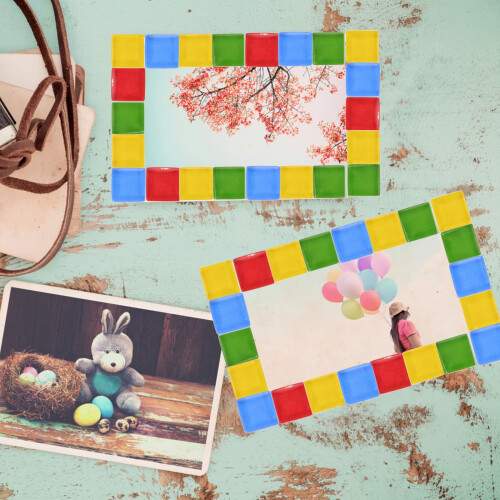 DIY Crafts Κατασκευή Μωσαϊκού Χρώματος Κρυστάλλινων Πλακιδίων Μασσαλίας για Παιδικό 1