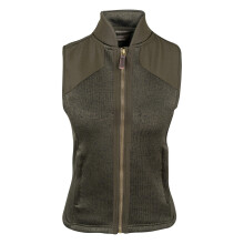 Jack Pyke Ladies Melange Fleece Gilet Dark Olive XX-Large