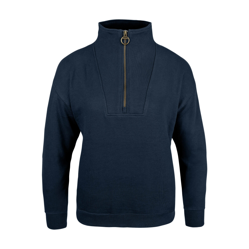 Jack Pyke Half Zip Sweatshirt For Women Navy Xxl