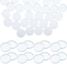 Mirror Tiles Decorative Mosaic Glass Circles 12 pcs