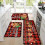 Christmas Kitchen Mat Set Flannel 2 or 3 pcs 1