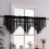 Sheer Valance for Lace Drapes Polyester 55x24 Inch 7
