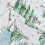 Green Christmas Tree Curtains Polyester 140x70cm 6