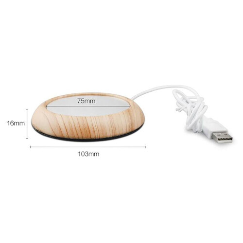 karymi USB Cup Heating Pad for Coffee Mugs - Thermostatic 1