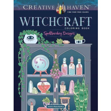 Creative Haven Witchcraft Coloring Book by Jessica Mazurkiewicz Paperb