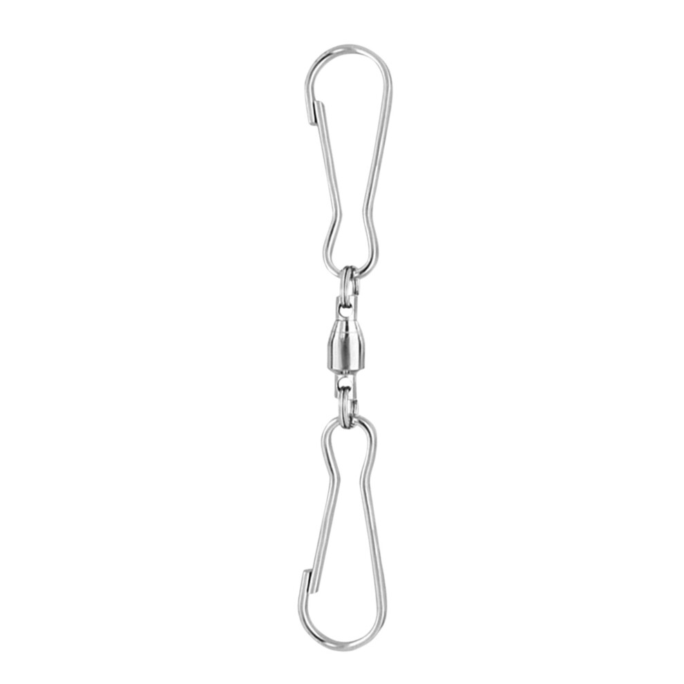 Yuehao Rotating Double Clip Hooks White 20-Pack 9336866753448