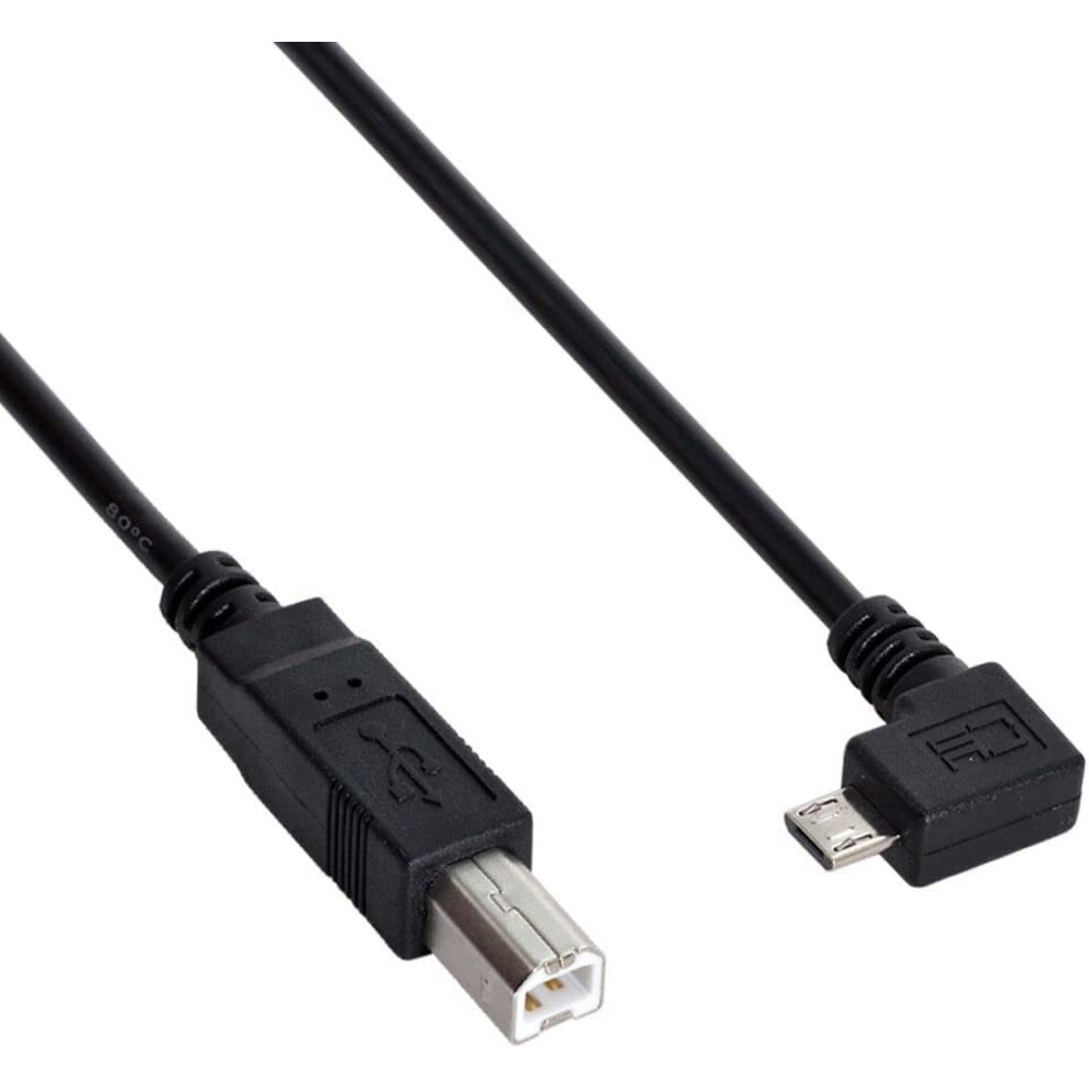 Micro Usb Otg To Usb-B Cable 30Cm 90 Degree Right Angle 9336866755923