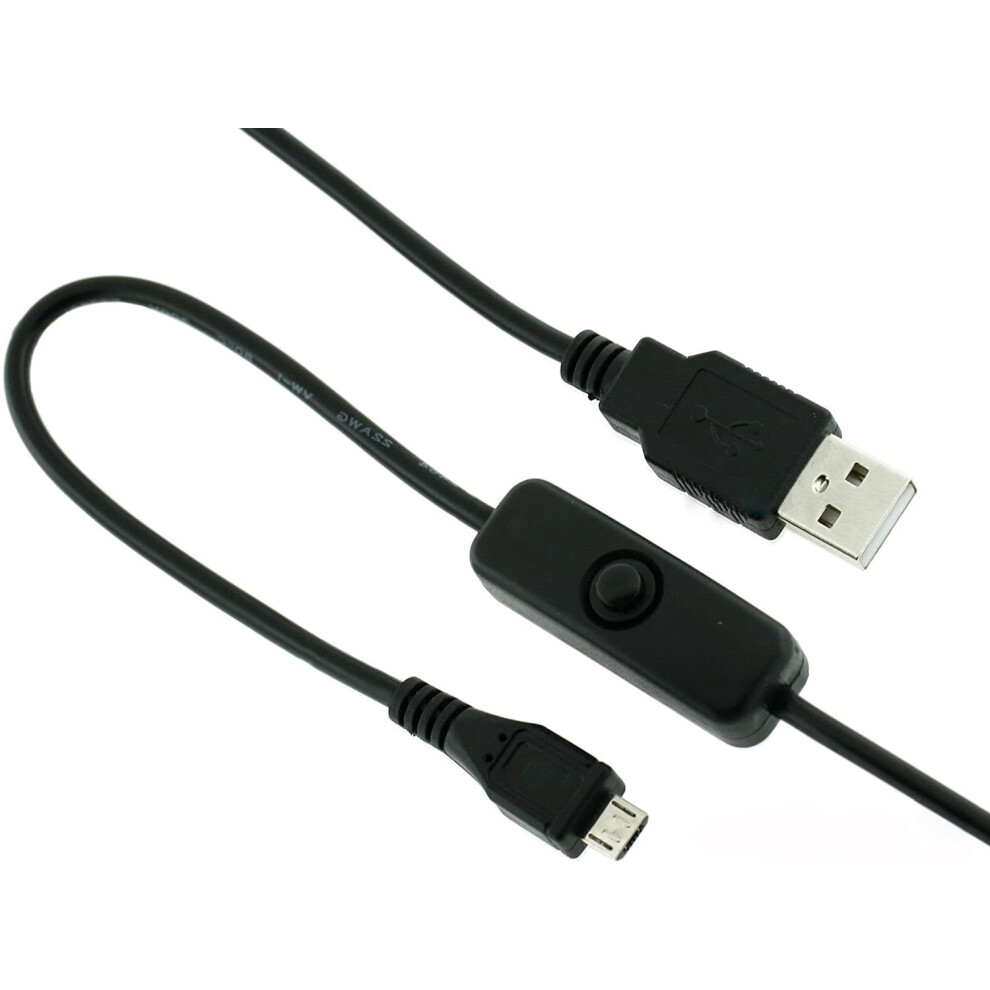 Raspberry Pi Micro Usb Cable With Power Switch 1M 9336866756029