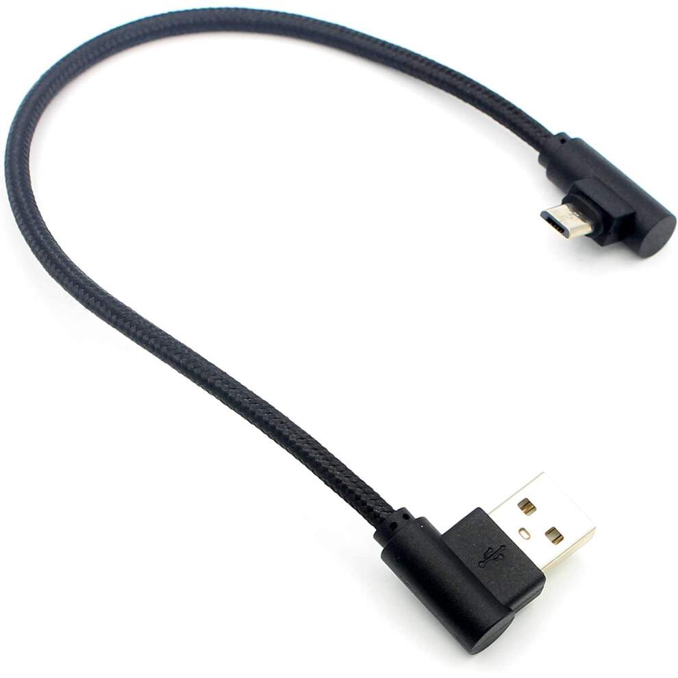 Micro Usb Cable 90-Degree L-Shaped Braided Nylon 1M 9336866755749