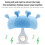 Silicone Mushroom Teething Toy for Babies 1 Pack 2