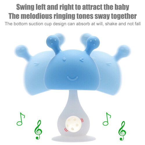 Silicone Mushroom Teething Toy for Babies 1 Pack 1