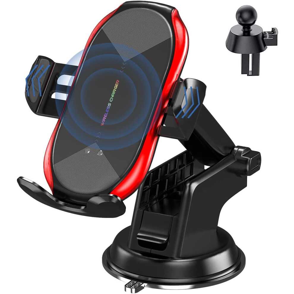 Wireless Car Charger Mount 15W Qi Fast Charging 9336866761900
