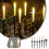 Solar Powered Taper LED Candles Outdoor 6 Pack 7