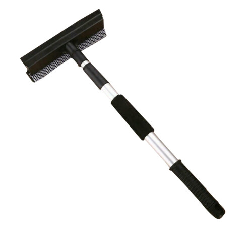 Raclette à vitre avec manche extensible en acier inoxydable 1
