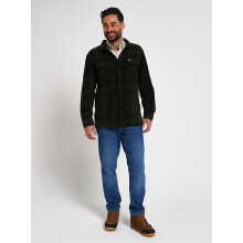 JACK PYKE Polar Fleece Long Sleeve Shirt Green Check L