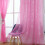 Snowflake Voile Curtains Silver Foil Print Pair 7