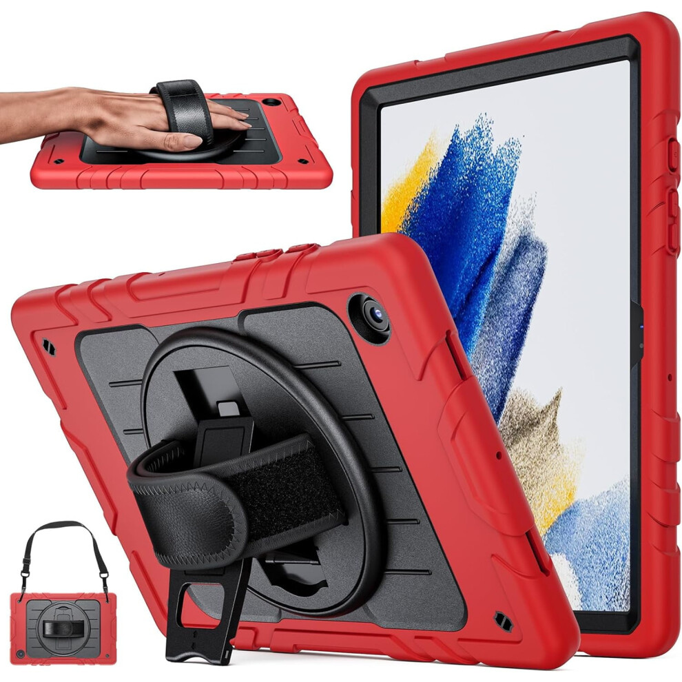 Galaxy Tab A8 Case Shockproof With 360 Rotatable Hand 917087530415