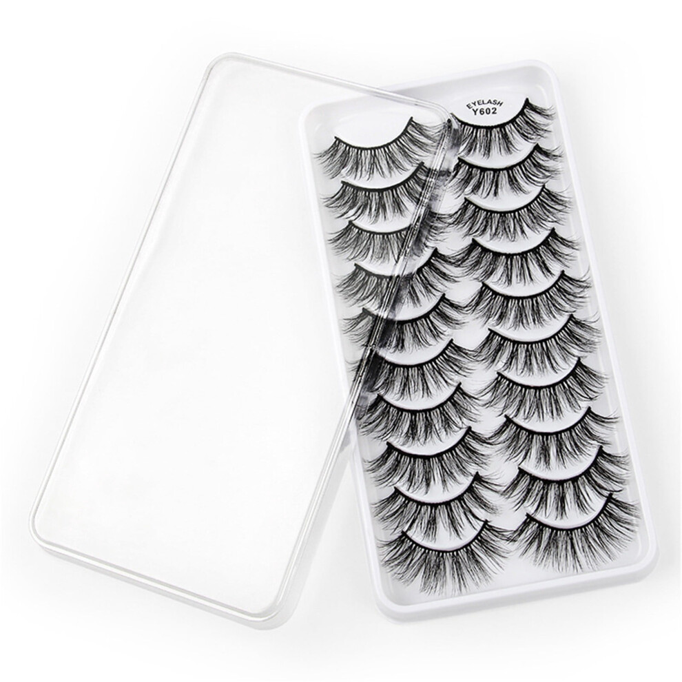 VOSS false eyelashes volume wispy style 8D 10 pairs