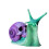 Snail Skull Sculpture Gothic Patio Figurine 1 pc 1